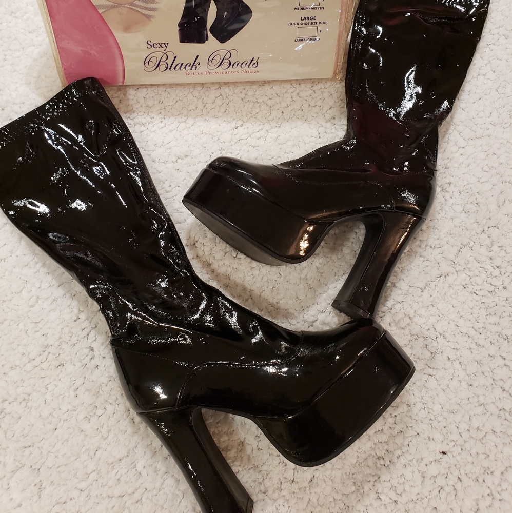 sexy costume cosmo play platform boots